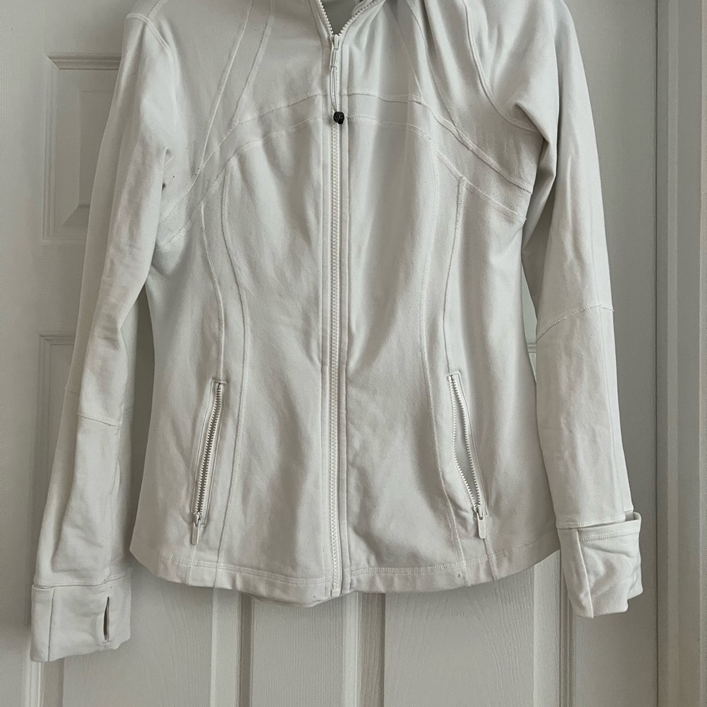 Lululemon White Define Jacket